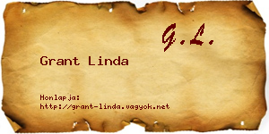 Grant Linda névjegykártya